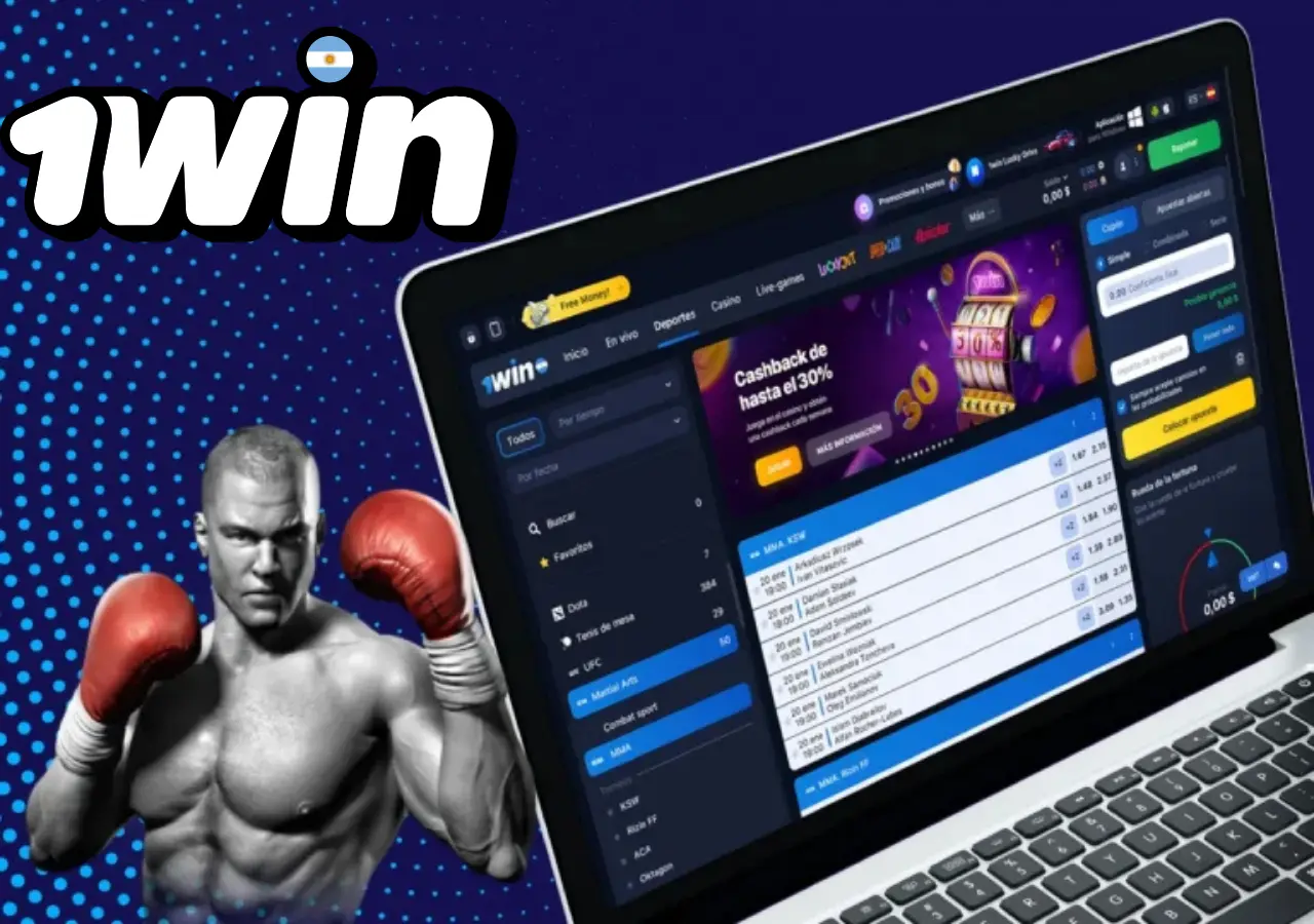 Haga sus apuestas en 1win viendo sus combates favoritos de artes marciales mixtas